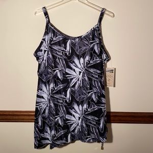 Caribbean Sand Tropical Print Swimdress